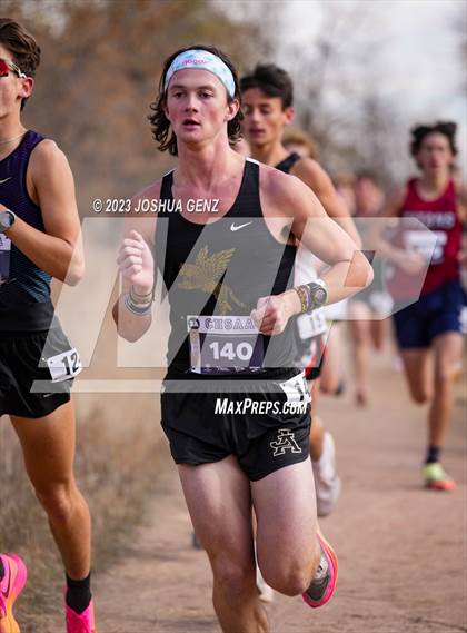 Thumbnail 1 in CHSAA 3A Cross Country Final photogallery.