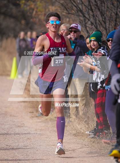 Thumbnail 2 in CHSAA 3A Cross Country Final photogallery.