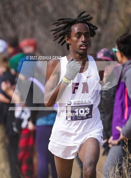 Thumbnail 3 in CHSAA 3A Cross Country Final photogallery.
