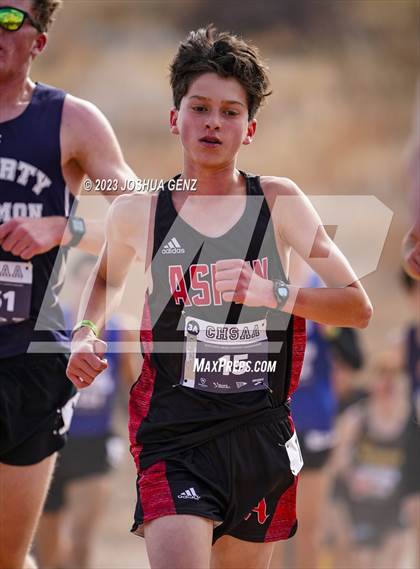 Thumbnail 3 in CHSAA 3A Cross Country Final photogallery.