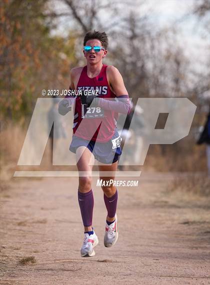 Thumbnail 2 in CHSAA 3A Cross Country Final photogallery.