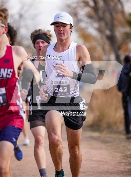 Thumbnail 2 in CHSAA 3A Cross Country Final photogallery.