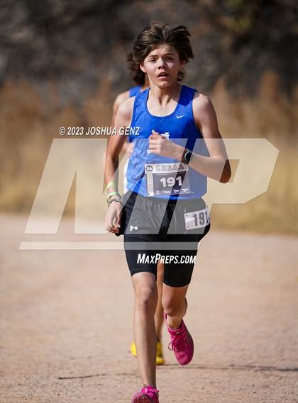 Thumbnail 1 in CHSAA 3A Cross Country Final photogallery.
