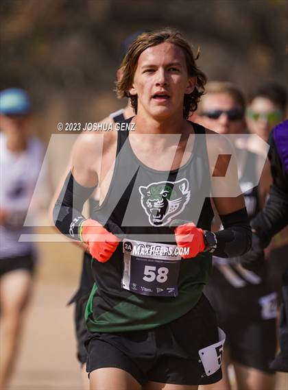 Thumbnail 2 in CHSAA 3A Cross Country Final photogallery.