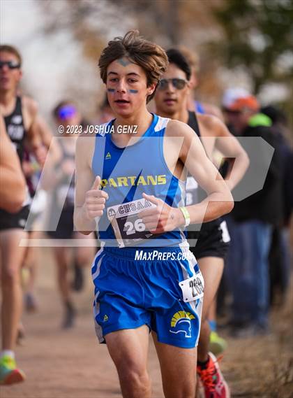 Thumbnail 3 in CHSAA 3A Cross Country Final photogallery.