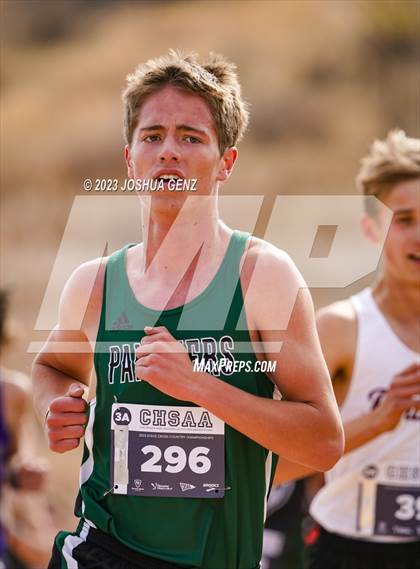 Thumbnail 3 in CHSAA 3A Cross Country Final photogallery.