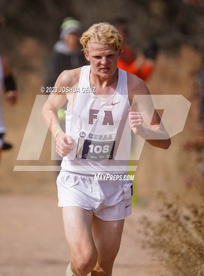 Thumbnail 2 in CHSAA 3A Cross Country Final photogallery.