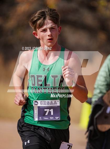 Thumbnail 3 in CHSAA 3A Cross Country Final photogallery.