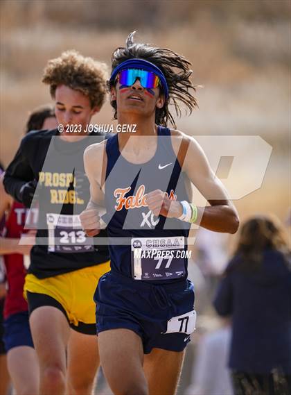 Thumbnail 1 in CHSAA 3A Cross Country Final photogallery.