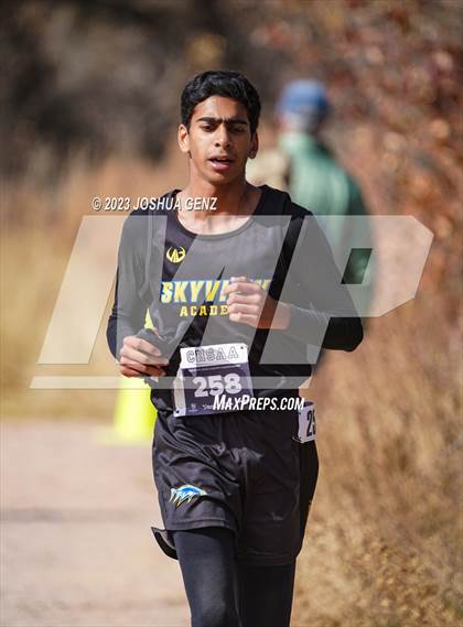 Thumbnail 1 in CHSAA 3A Cross Country Final photogallery.