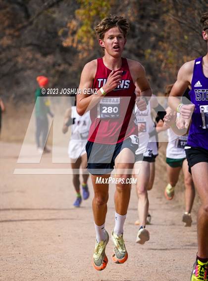 Thumbnail 1 in CHSAA 3A Cross Country Final photogallery.