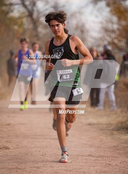 Thumbnail 1 in CHSAA 3A Cross Country Final photogallery.