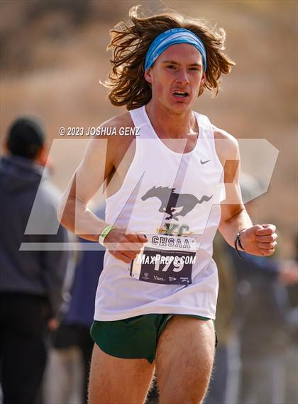 Thumbnail 2 in CHSAA 3A Cross Country Final photogallery.