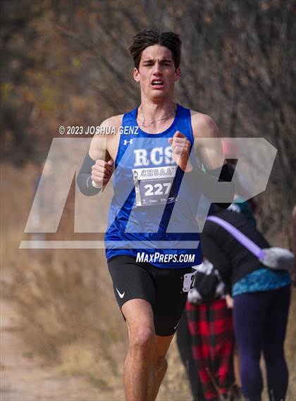 Thumbnail 2 in CHSAA 3A Cross Country Final photogallery.