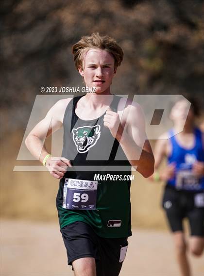 Thumbnail 2 in CHSAA 3A Cross Country Final photogallery.