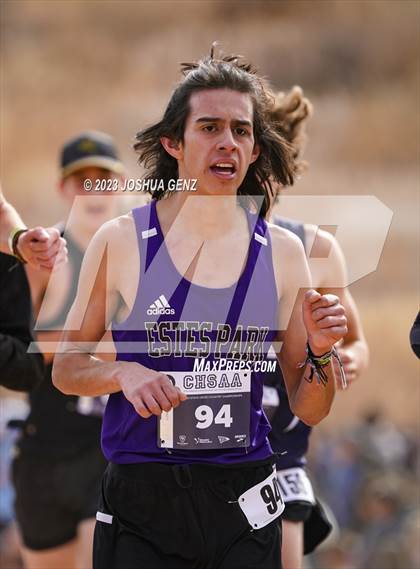 Thumbnail 1 in CHSAA 3A Cross Country Final photogallery.