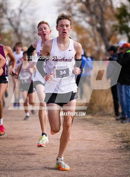 Thumbnail 2 in CHSAA 3A Cross Country Final photogallery.