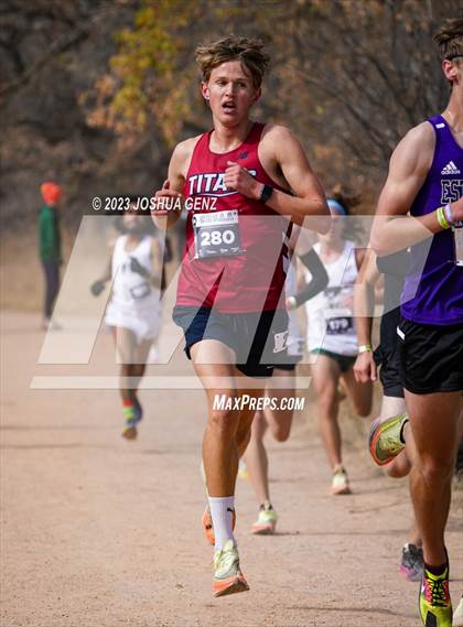 Thumbnail 2 in CHSAA 3A Cross Country Final photogallery.
