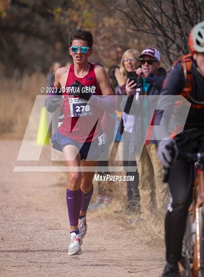 Thumbnail 1 in CHSAA 3A Cross Country Final photogallery.