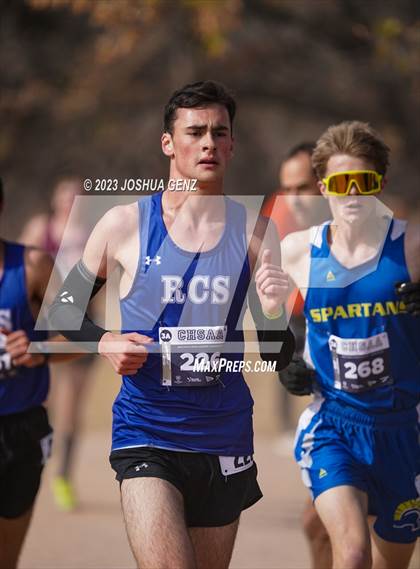 Thumbnail 1 in CHSAA 3A Cross Country Final photogallery.