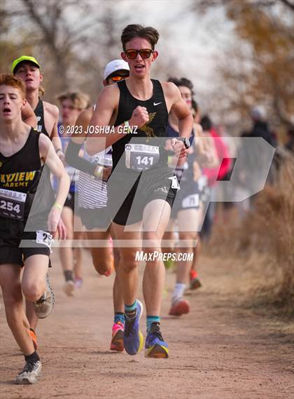 Thumbnail 2 in CHSAA 3A Cross Country Final photogallery.