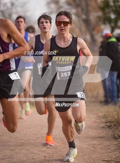Thumbnail 1 in CHSAA 3A Cross Country Final photogallery.