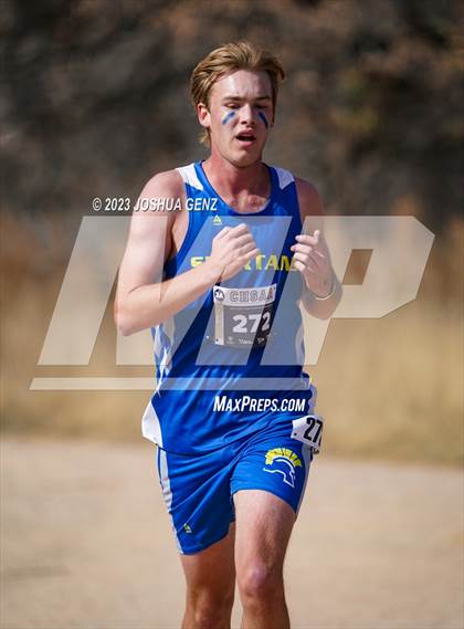 Thumbnail 2 in CHSAA 3A Cross Country Final photogallery.