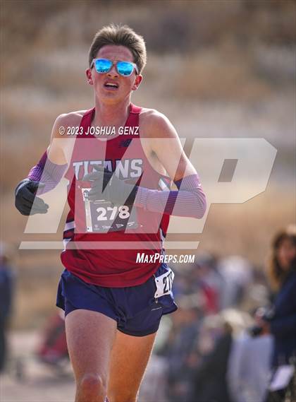 Thumbnail 1 in CHSAA 3A Cross Country Final photogallery.