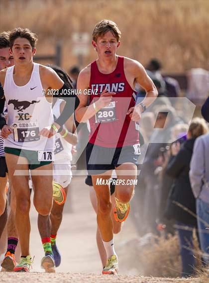 Thumbnail 3 in CHSAA 3A Cross Country Final photogallery.