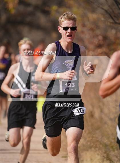 Thumbnail 2 in CHSAA 3A Cross Country Final photogallery.