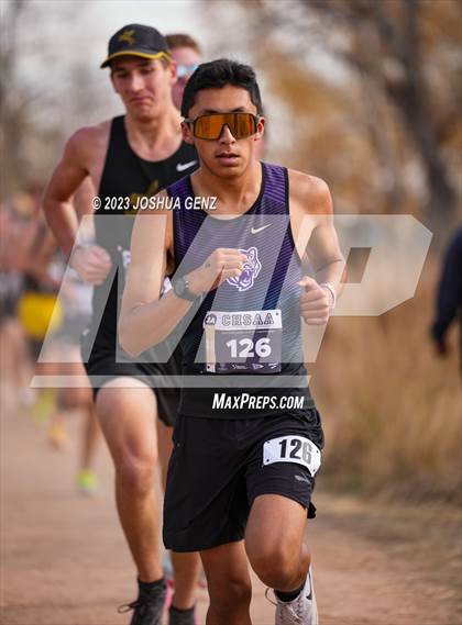 Thumbnail 2 in CHSAA 3A Cross Country Final photogallery.