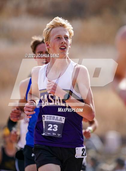 Thumbnail 2 in CHSAA 3A Cross Country Final photogallery.