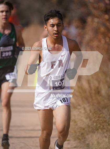 Thumbnail 1 in CHSAA 3A Cross Country Final photogallery.