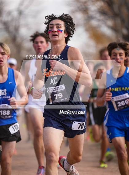 Thumbnail 2 in CHSAA 3A Cross Country Final photogallery.