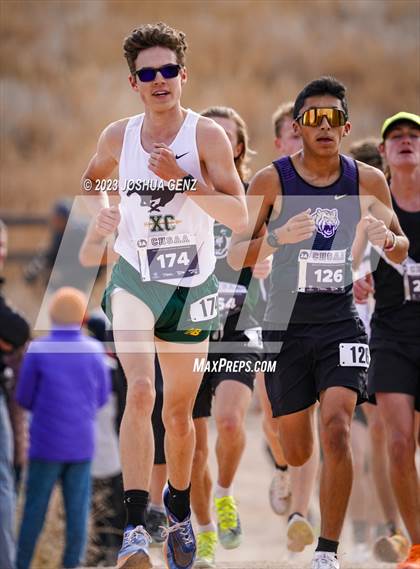 Thumbnail 2 in CHSAA 3A Cross Country Final photogallery.