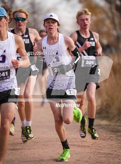 Thumbnail 1 in CHSAA 3A Cross Country Final photogallery.