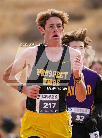 Thumbnail 3 in CHSAA 3A Cross Country Final photogallery.
