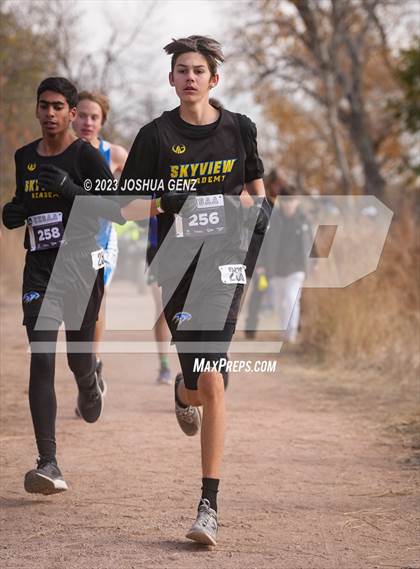 Thumbnail 3 in CHSAA 3A Cross Country Final photogallery.