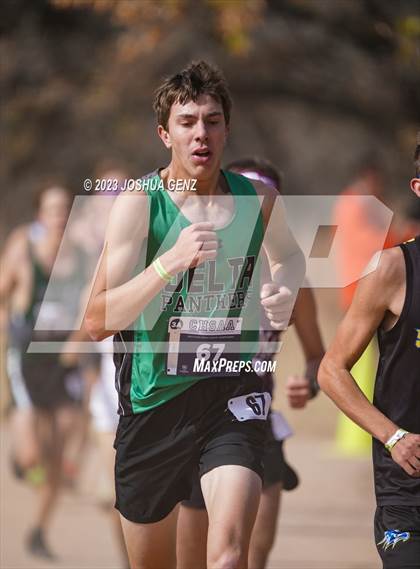 Thumbnail 2 in CHSAA 3A Cross Country Final photogallery.