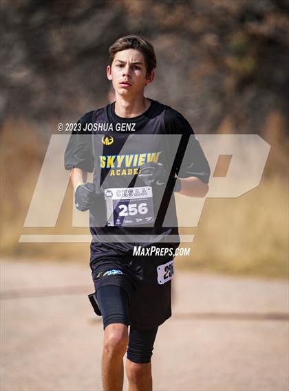 Thumbnail 3 in CHSAA 3A Cross Country Final photogallery.
