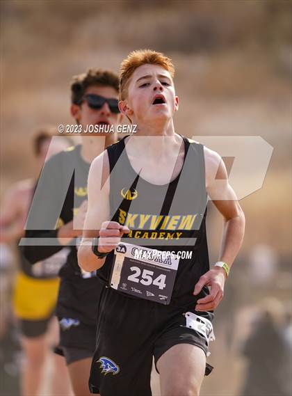 Thumbnail 2 in CHSAA 3A Cross Country Final photogallery.