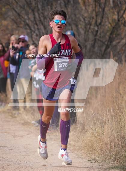 Thumbnail 1 in CHSAA 3A Cross Country Final photogallery.