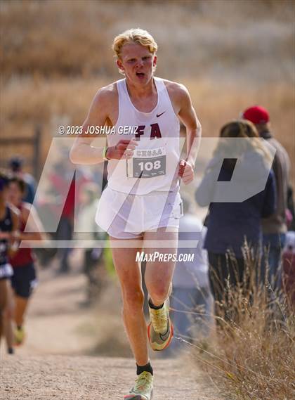 Thumbnail 1 in CHSAA 3A Cross Country Final photogallery.