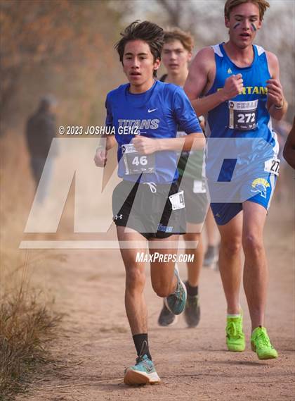 Thumbnail 1 in CHSAA 3A Cross Country Final photogallery.