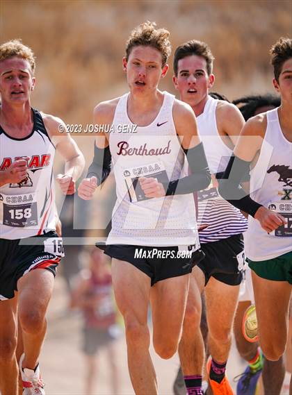Thumbnail 1 in CHSAA 3A Cross Country Final photogallery.