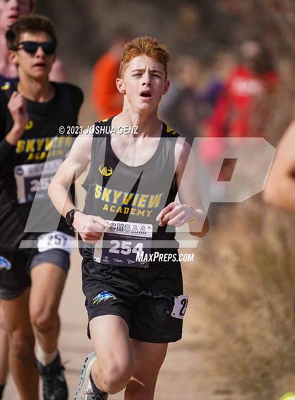 Thumbnail 3 in CHSAA 3A Cross Country Final photogallery.