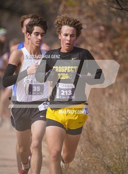 Thumbnail 1 in CHSAA 3A Cross Country Final photogallery.