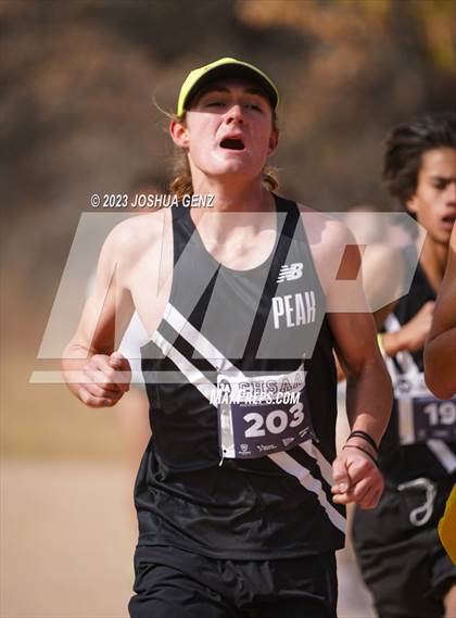 Thumbnail 2 in CHSAA 3A Cross Country Final photogallery.
