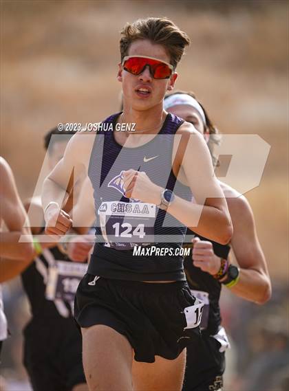Thumbnail 1 in CHSAA 3A Cross Country Final photogallery.