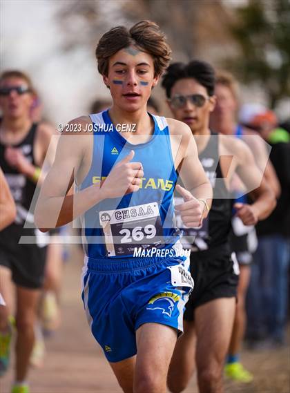 Thumbnail 1 in CHSAA 3A Cross Country Final photogallery.